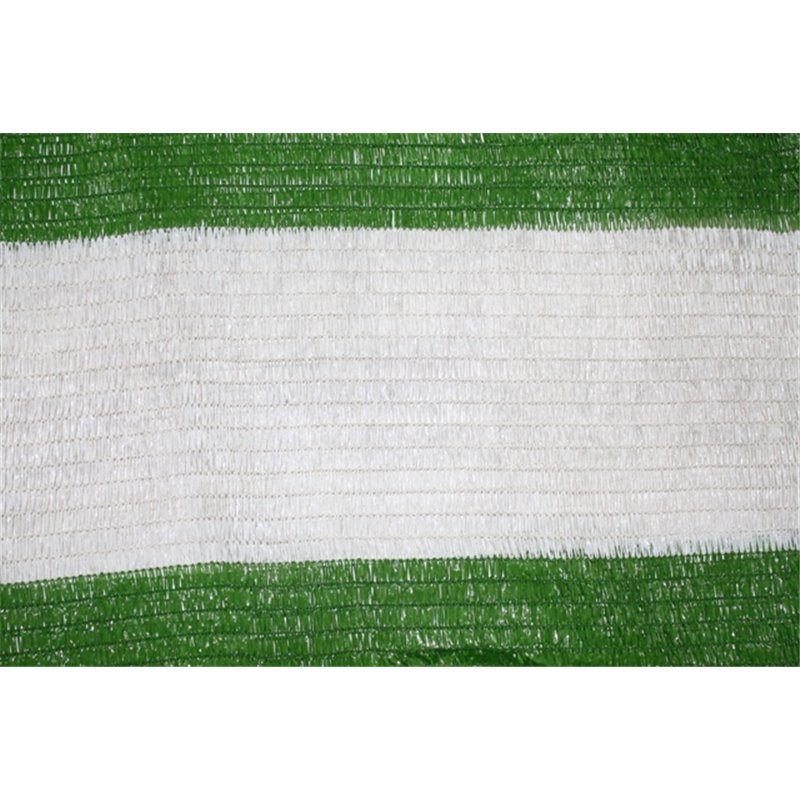 Malla de Sombreo Bicolor Verde/Blanco - Rollo 100m