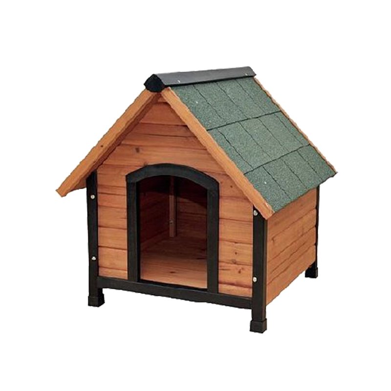 Caseta de madera para perro