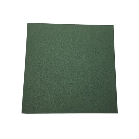 Loseta de Caucho Profesional Grano Fino 1x1m - Verde